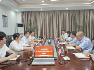 浙江電力協(xié)會(huì)領(lǐng)導(dǎo)來(lái)我公司調(diào)研指導(dǎo)工作！
